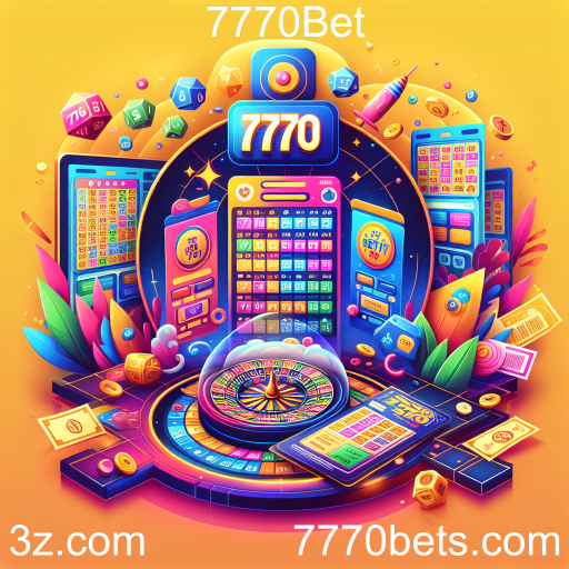 A emoção dos jogos de loteria no 7770Bet